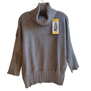NWT Cyrus Turtleneck Heathered Gray Sweater S
